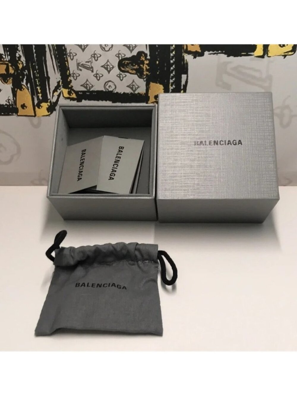 Balenciaga Double-Ended Crystal-Pavé Earrings – New & 100% Authentic - Picture 6 of 9